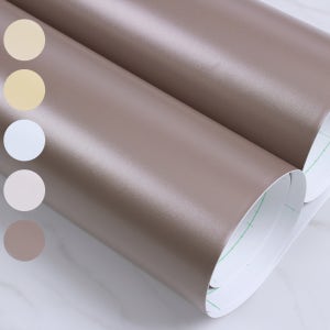 [오늘출발 4시전 주문] 메탈단색 인테리어필름 시트지 싱크대 냉장고 방문 가구 필름지 1220mmX1000mm, 브라운 골드 (SP-07)