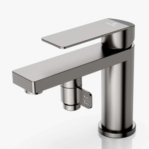 시원코리아 SB1-360 스텐 무광 샤워기 세면기 겸용 세면대 원홀 수전