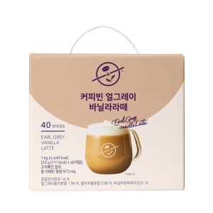 커피빈 얼그레이 바닐라라떼 25g x 40스틱