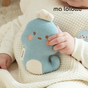 마롤 딸랑이 신생아 순면 뱀띠 아기 국민 애착인형 출산 임신 선물 꼬물이 블루