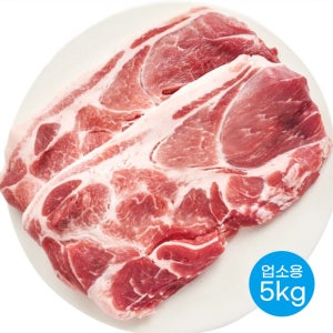 고기묵제이 돼지목전지 업소용 왕목살 제육볶음용 찌개용 수육용 5kg
