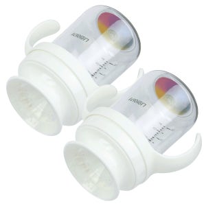 1+1 트라이탄 무지개 유아컵 유아 아기 물컵 자기주도컵 트레이닝 나와아기