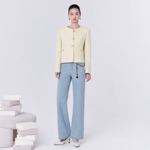 [2종세트] 시그니처 와이드 데님팬츠