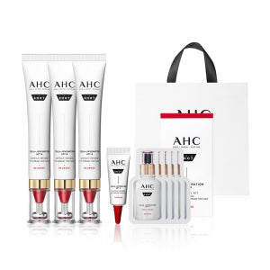 AHCC 프로샷 콜라쥬비네이션 리프트4 아이크림 포페이스 30ml 3개+트라이얼키트+쇼핑백