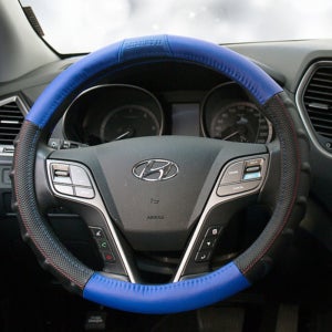 (천연가죽) 고급 차핸들 커버 운전대 럭셔리 투톤 자동차 핸들 교체