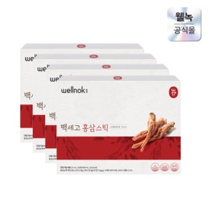 전병태 웰녹 백세고 녹용 홍삼 스틱 진액 녹용 즙 프리미엄 30포 15g, 120개