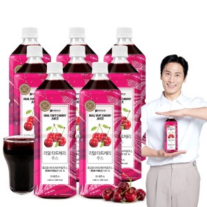 리얼 타트체리주스 NFC 착즙 100% 원액 1000ml x 8병