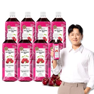 리얼 타트체리주스 NFC 착즙 100% 원액 1000ml x 8병