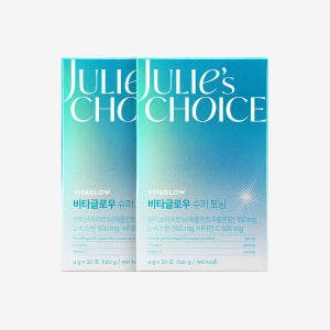 톤업L시스테인 줄리스초이스 비타글로우 슈퍼토닝 민티브라이트뉴 비타민C 30포, 2개