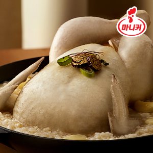 마니커 찹쌀 누룽지백숙 냉동 1,100g 간편식품 닭백숙 1.1kg, 2개