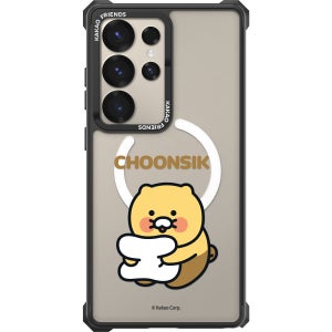 모란카노 맥세이프 임팩트 제로 카카오 춘식이 디자인 범퍼 투명 케이스 춘식이쿠션, 갤럭시S25울트라