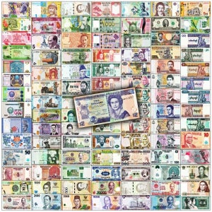 전 세계 지폐 100장 프리미엄 해외 화폐 미국 달러 옛날돈