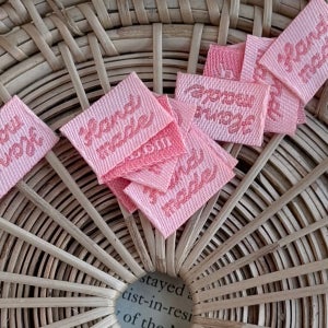 (30개) 핸드메이드 라벨 핀대 마무리 3color