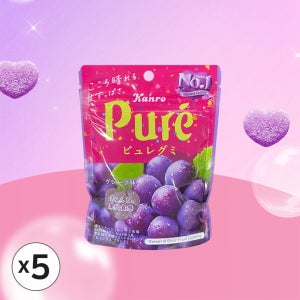 칸로 퓨어젤리 포도 56g x 5개 / 일본젤리 과일젤리