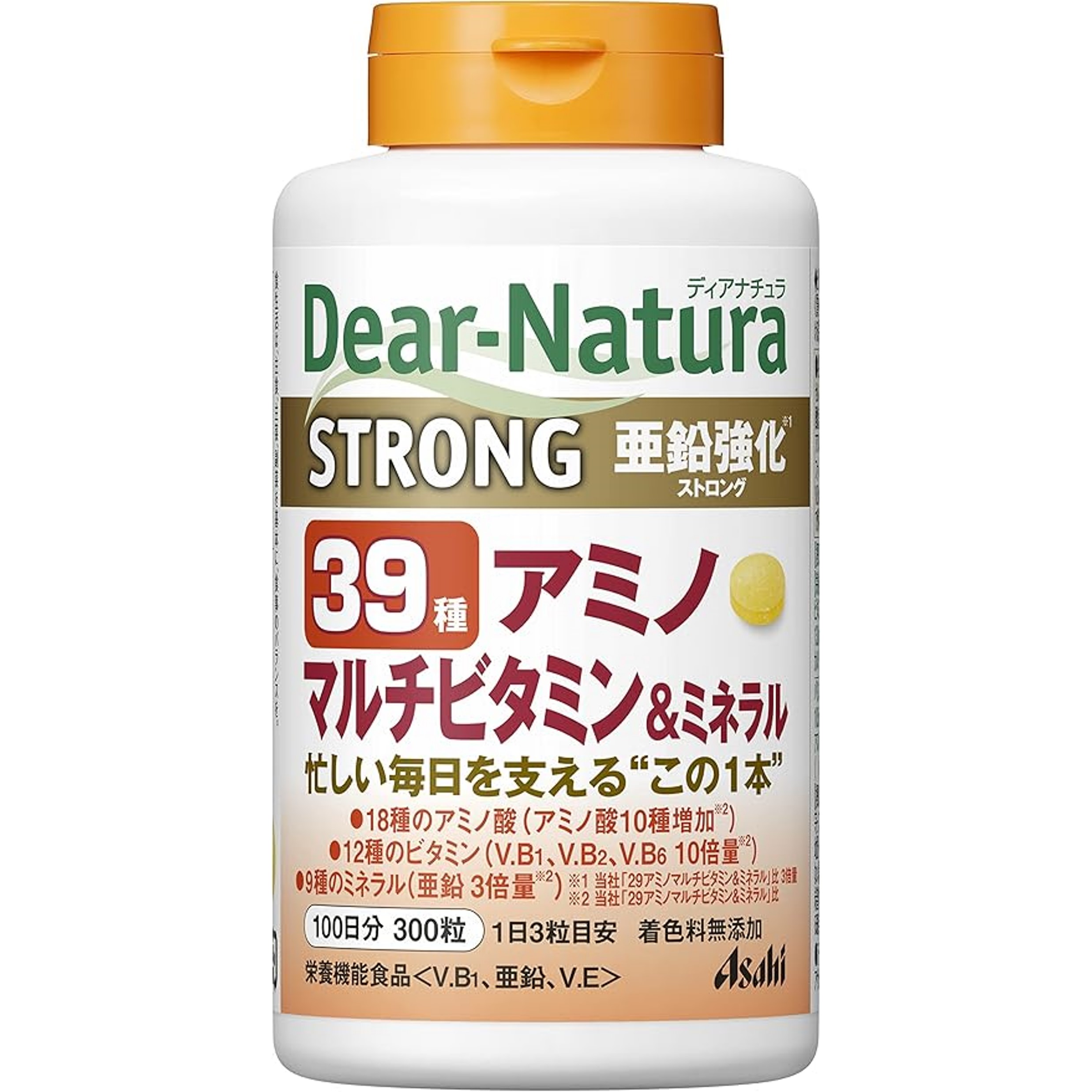 Dear-Natura 디아내츄랄 <b>스트롱</b> 39 아미노 <b>멀티비타민</b> &amp; <b>미네랄</b> 150정 50일분