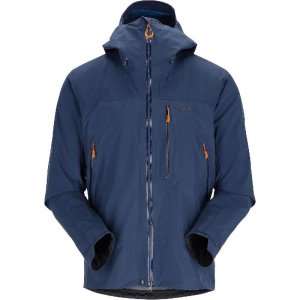 Rab 남성용 Latok Mountain GORE-TEX Pro 재킷 GTX 방수 통기성 쉘 트레킹 등산 및 - 딥 잉크 라지 딥 잉크 M