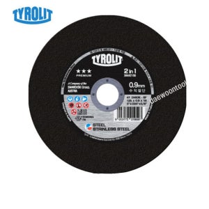 티롤릿 절단석 125mm 실버 2in1 스틸 스텐 겸용 컷팅휠 50장