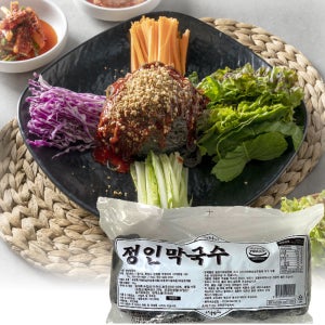 막국수 2kg x 9봉 (1박스 18kg) [ 평양냉면 칡면 함흥면 냉면 건면 식자재 ]