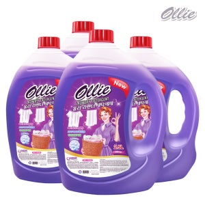 올리 라벤더 액체 세탁 세제 2.5LX4개 일반/드럼겸용 실내건조 중성세제 9종효소첨가