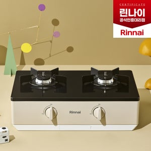 린나이 가스레인지 2구 베이지 AA건전지 RT-1050I, 도시가스(LNG)