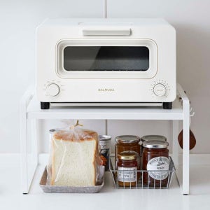 야마자키 주방 발뮤다 토스터기 선반 에어프라이어 싱크대 수납 정리 거치대