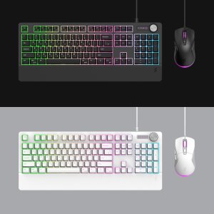 SPM GP100 멤브레인 게이밍 키보드 마우스 세트 RGB LED