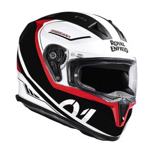 [로얄엔필드] 메틀 FF 탱크 글로스 화이트 풀페이스 헬멧