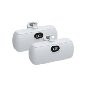 엑티몬 LCD PD20W 미니 보조배터리 5000mAh C타입 1+1
