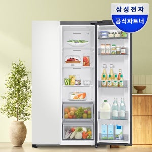 양문형 냉장고 AI인버터 852L 코타화이트