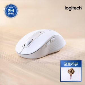 [포토리뷰EVENT][N배송] 로지텍코리아 공식 시그니처 M650 무소음 무선 마우스 오프화이트