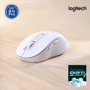 [N배송] 로지텍코리아 공식 시그니처 M650 무소음 무선 마우스 오프화이트
