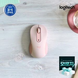 [N배송] 로지텍코리아 공식 시그니처 M650 무소음 무선 마우스 로즈핑크