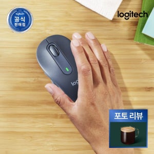 [N배송] 로지텍코리아 공식 시그니처 M650 무소음 무선 마우스 그래파이트(L)