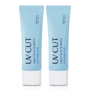 에네스티 유브이 컷 마일드 선스크린(SPF50+) 순한 선크림 50ml, 2개