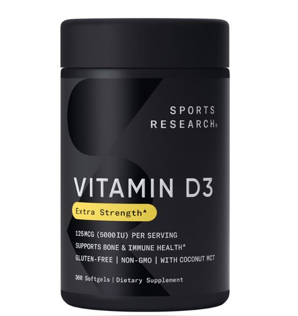 스포츠리서치 <b>비타민d5000iud3</b> 360정 125mcg 비타민D3 5000IU