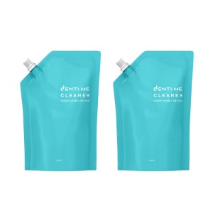 덴티미클리너 리필형 거품형 의치 틀니 세정제 치아 교정기 교정 유지장치 세척 450ml 2개