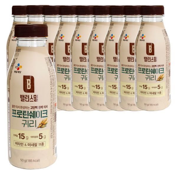 밸런스밀 귀리 프로틴 쉐이크 10개 식사대용 선식