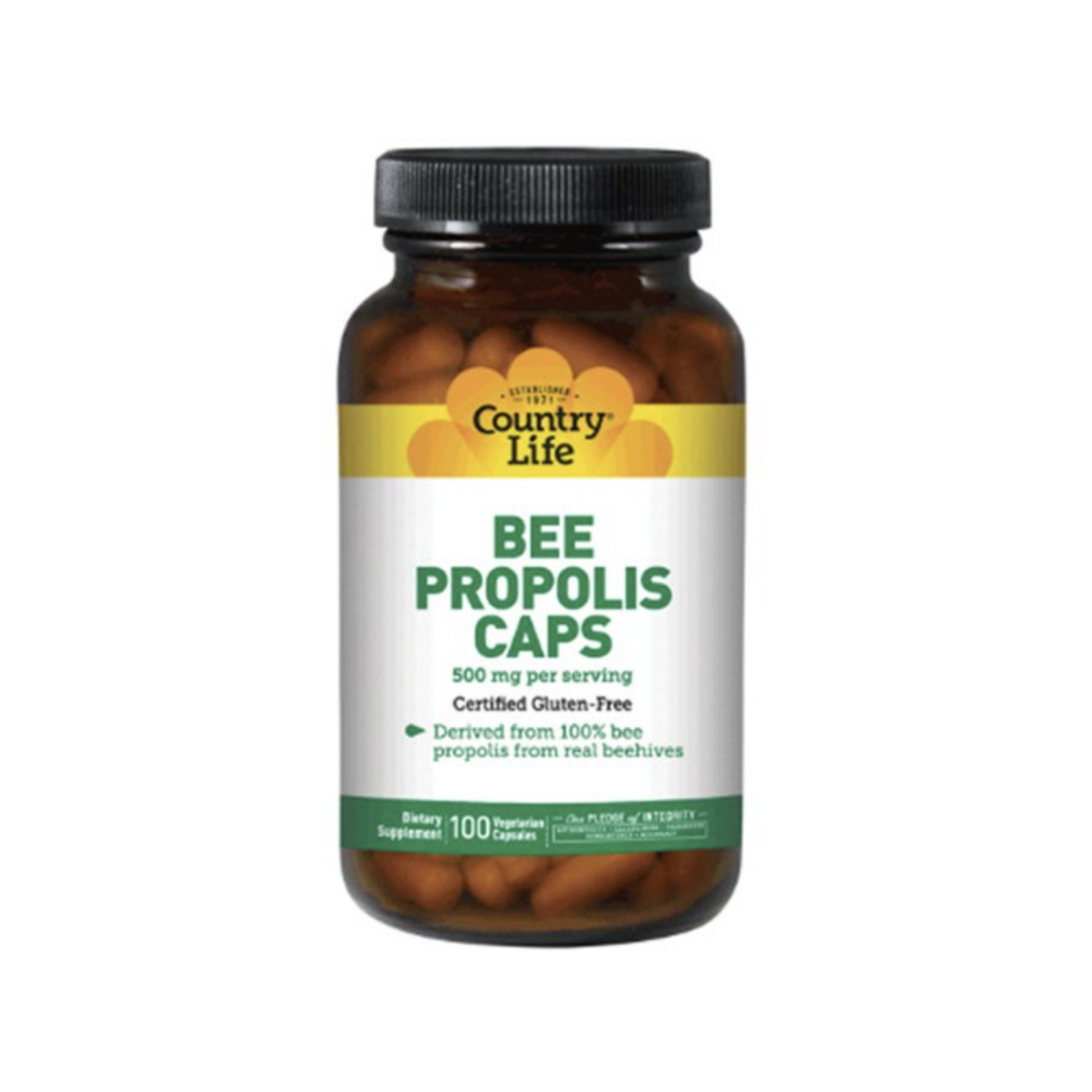 <b>Country Life</b> 비 <b>프로폴리스</b> 500mg 베지테리안 100캡슐 <b>컨트리라이프</b>