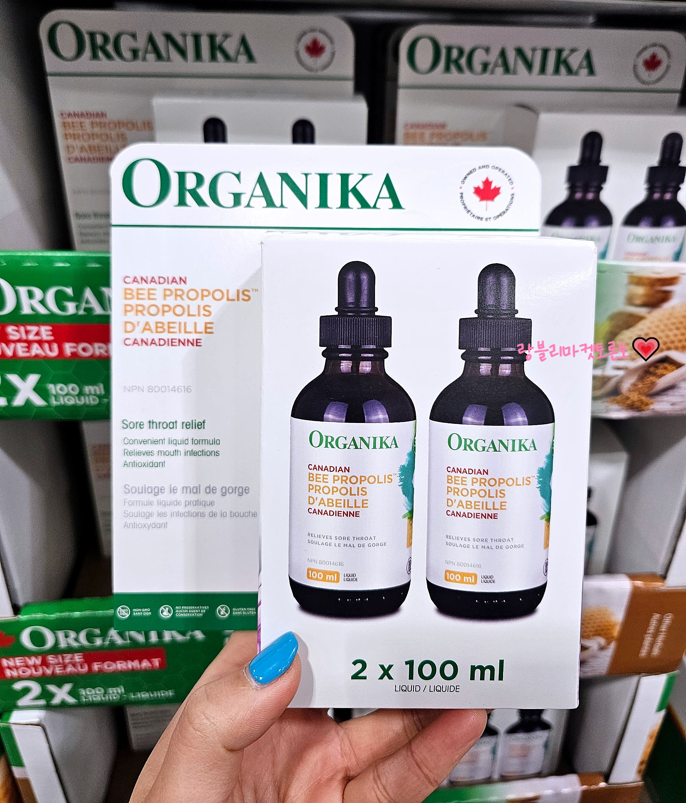 ORGANIKA 올가니카 비프로폴리스 액상형(100mlx2병) 면역력 향상 무알콜 원액