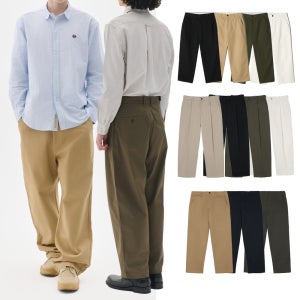 트래드클럽 가을 겨울 남자 면바지 와이드 겨울 치노팬츠 7종