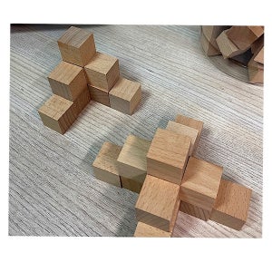 쌓기나무 원목 큐브 초등 수학 3학년1학기 6학년2학기 공간 입체 직육면체 연산 도형