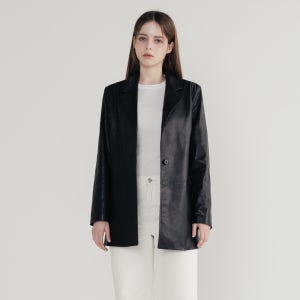 이태원포스트 이태리 베지터블 양가죽 여성 블레이저 자켓