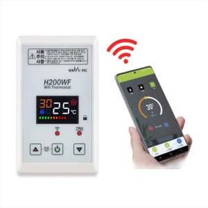 온도조절기 H200WF 4k wifi IOT 스마트폰 원격제어 온도조절기, 난방필름,온돌판넬, 바닥난방, 디지털온도제어, 국내생산