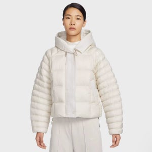 나이키 스우시 프리마로프트 써마핏 오버 사이즈 숏패딩 FB8730-104