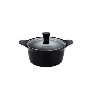 에코스타 블랙핸들 IH 인덕션 통주물 세라믹 양수냄비 20cm