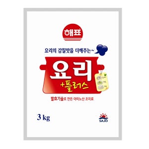 사조해표 요리플러스 msg 3kg
