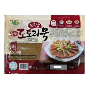 농민식품 도토리묵 슬라이스 2kg