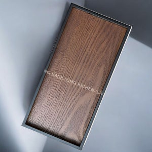 우딘 핸들 트레이 중 E-33A89 AA 카페 우드 쟁반 서빙 보드