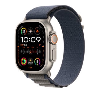 Apple Watch Ultra2 49mm GPS+Cellular 내추럴 티타늄/블루 알파인 루프 MREK3KH/A