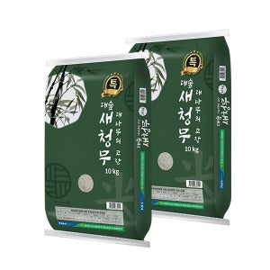 (25년 햅쌀/특등급/단일품종) 담양군농협 대숲맑은 새청무 20kg